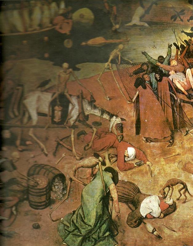 Pieter Bruegel detalj fran dodens triumf.omkr Germany oil painting art